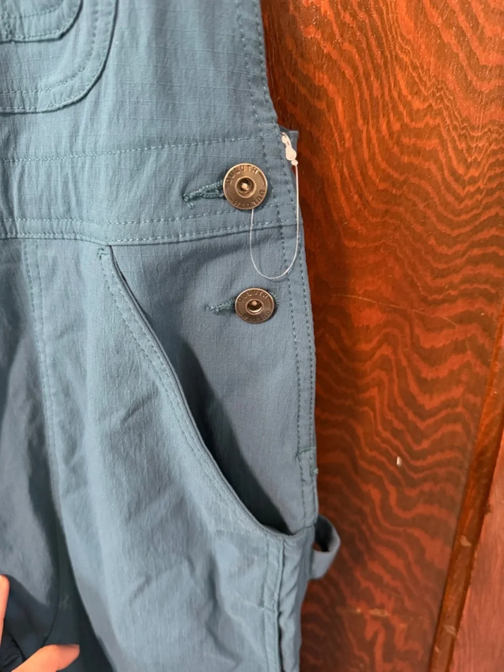 Duluth Trading Co Teal Blue Overalls - Picture 6 of 10